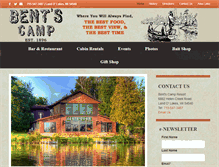 Tablet Screenshot of bents-camp.com